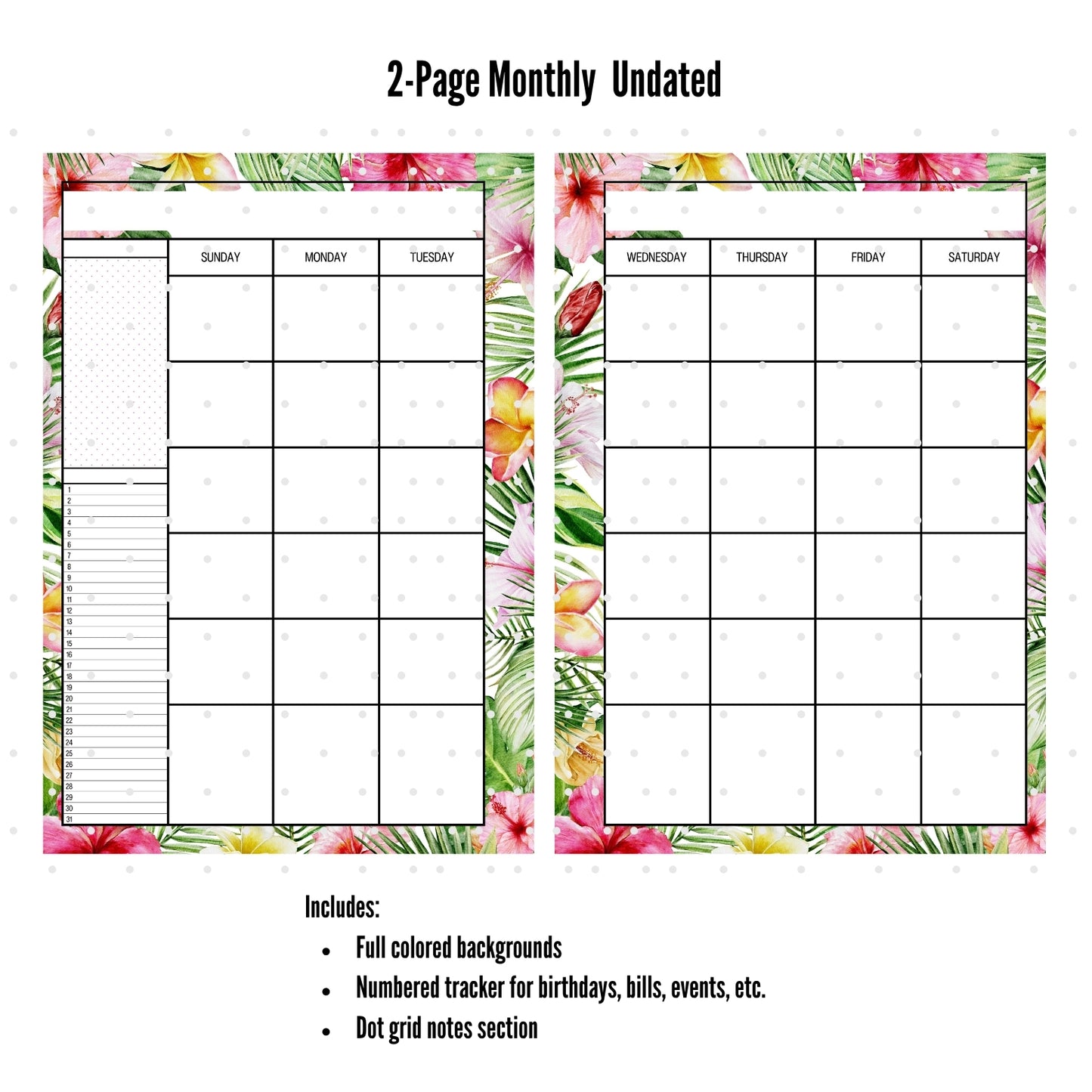 Monthly Deco. Paraiso