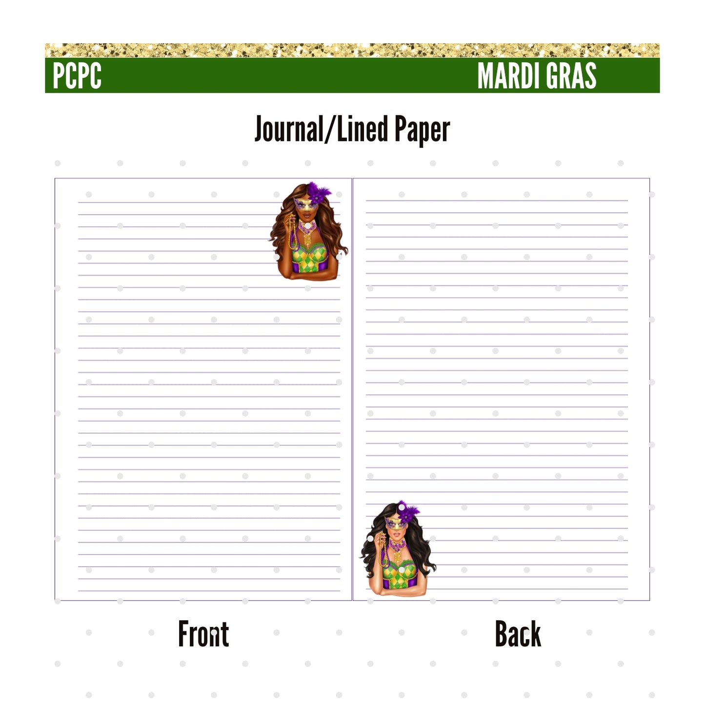 Monthly Deco. Mardi Gras