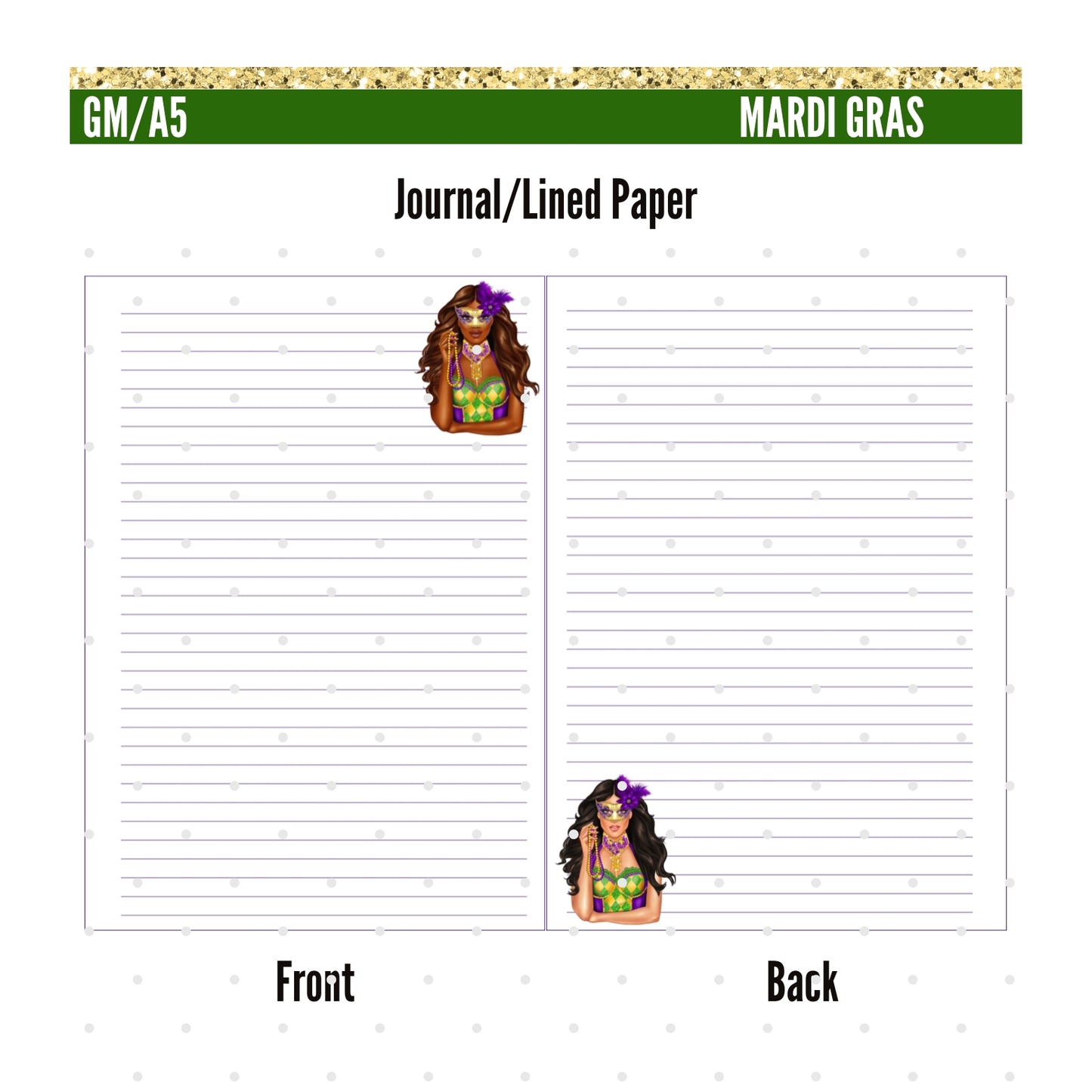 Monthly Deco. Mardi Gras