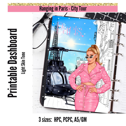 Dashboard. Paris City Tour LT