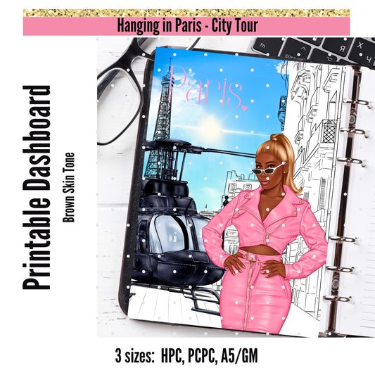 Dashboard. Paris City Tour BR