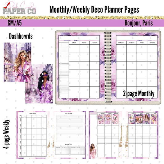 Monthly Deco. Bonjour, Paris