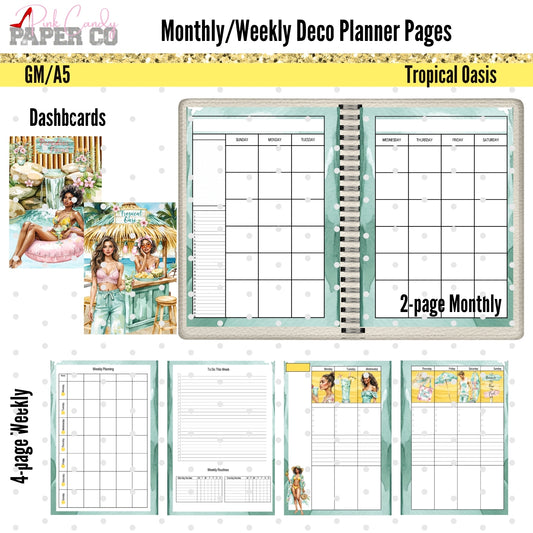 Monthly Deco. Tropical Oasis