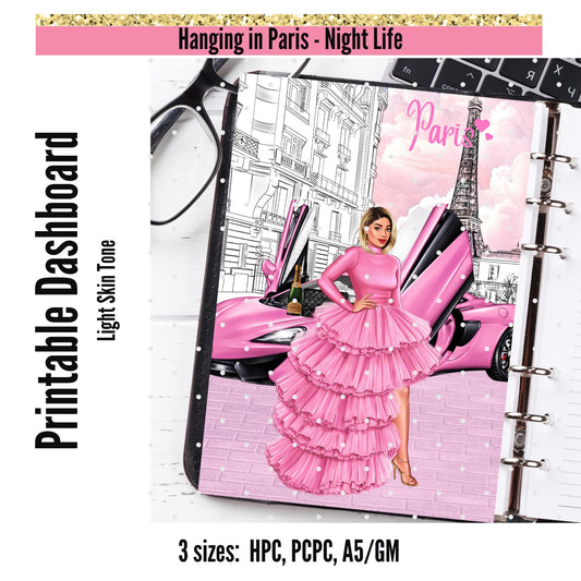 Dashboard. Paris Night Life LT