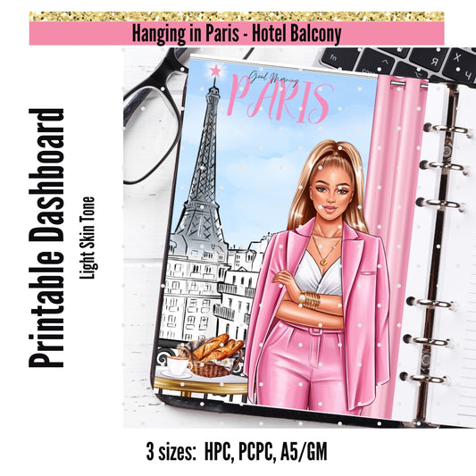 Dashboard. Paris Hotel Balcony LT