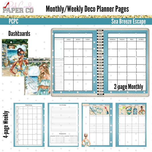 Monthly Deco. Sea Breeze Escape