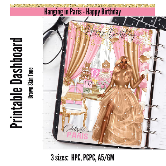 Dashboard. Birthday in Paris BR