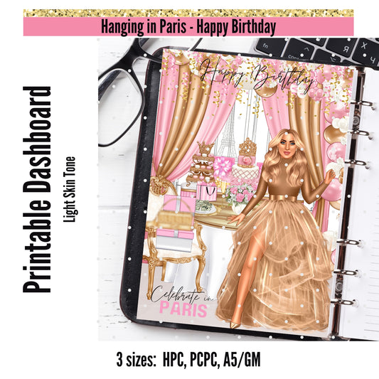 Dashboard. Birthday in Paris LT