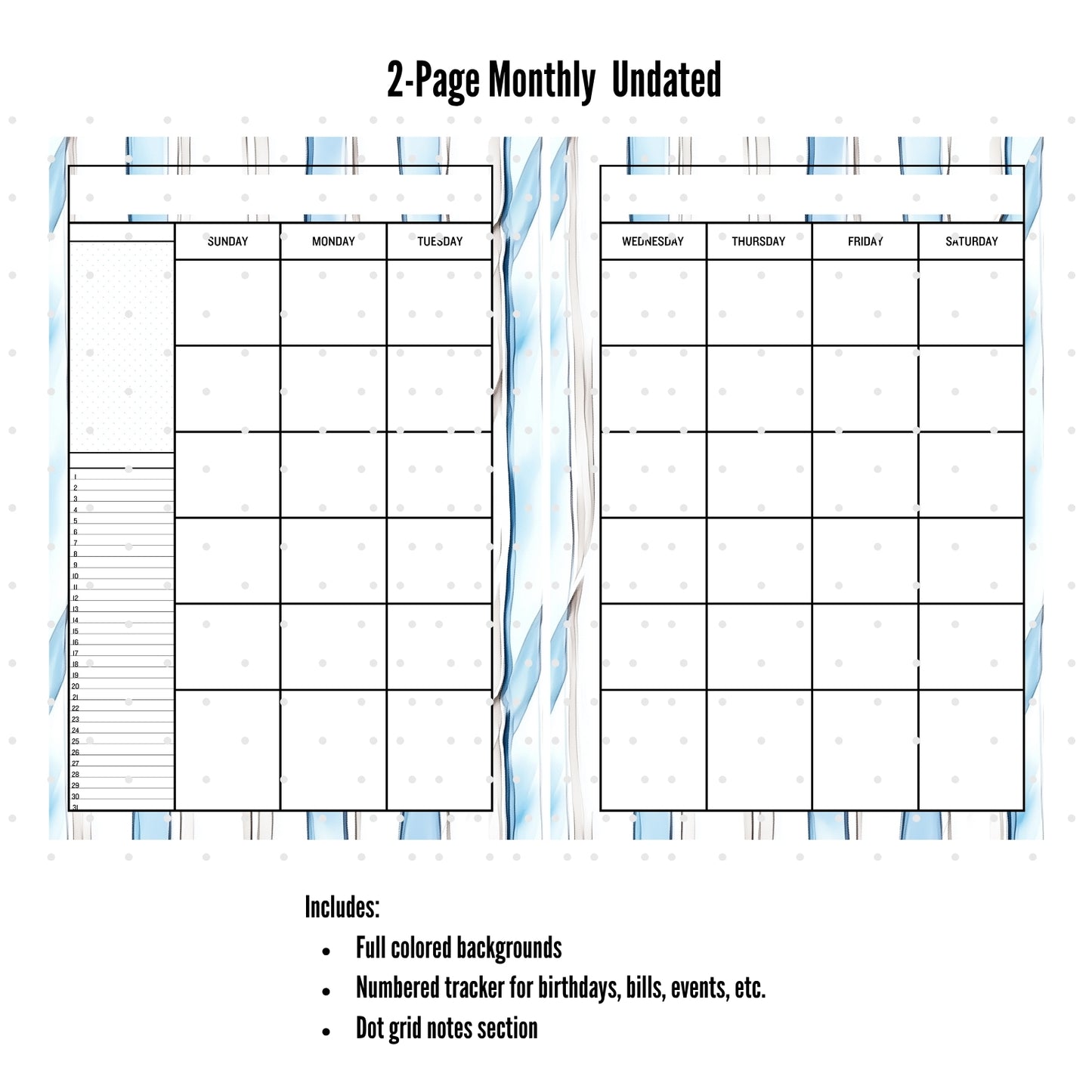 Monthly Deco. Coastal Planning