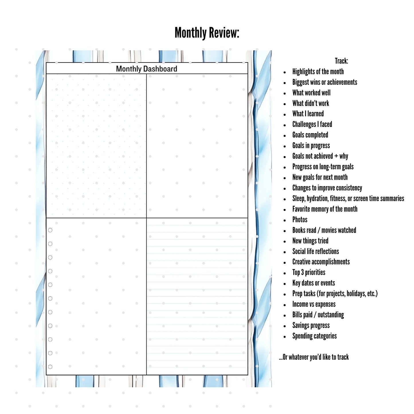 Monthly Deco. Coastal Planning
