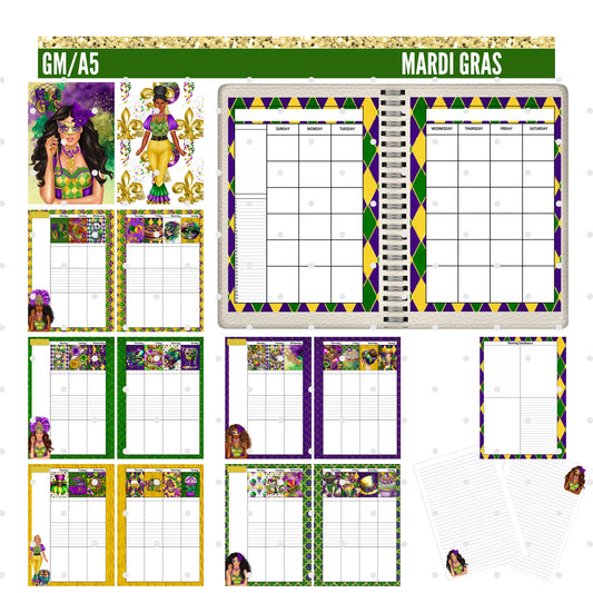 Monthly Deco.  Mardi Gras