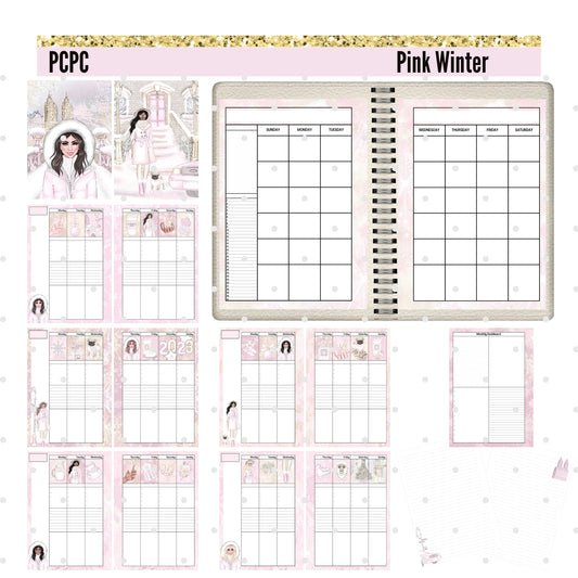 Monthly Deco. Pink Winter