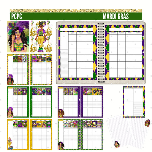 Monthly Deco.  Mardi Gras