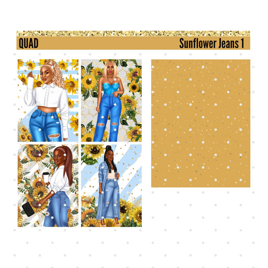 Quad. Sunflower Jeans 1 Brown