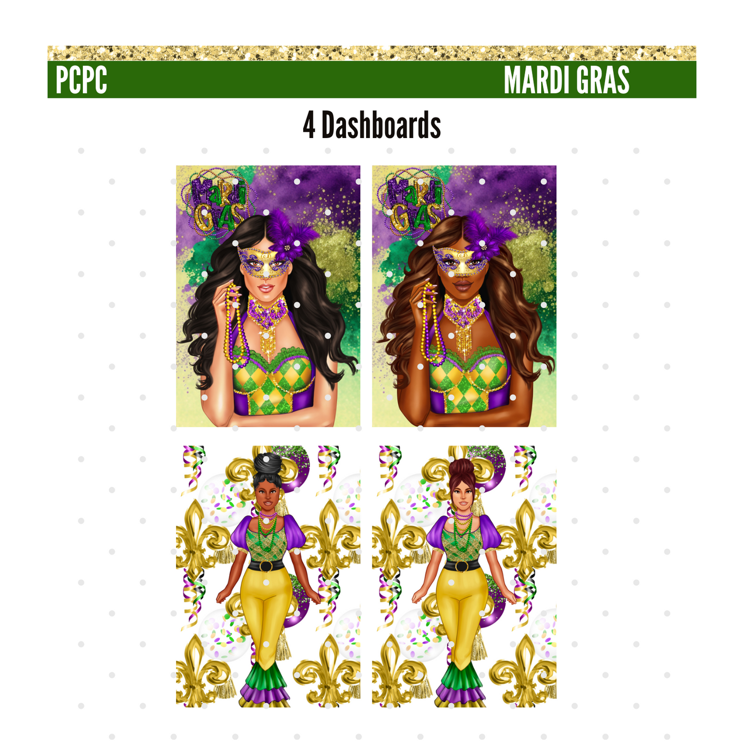 Monthly Deco.  Mardi Gras