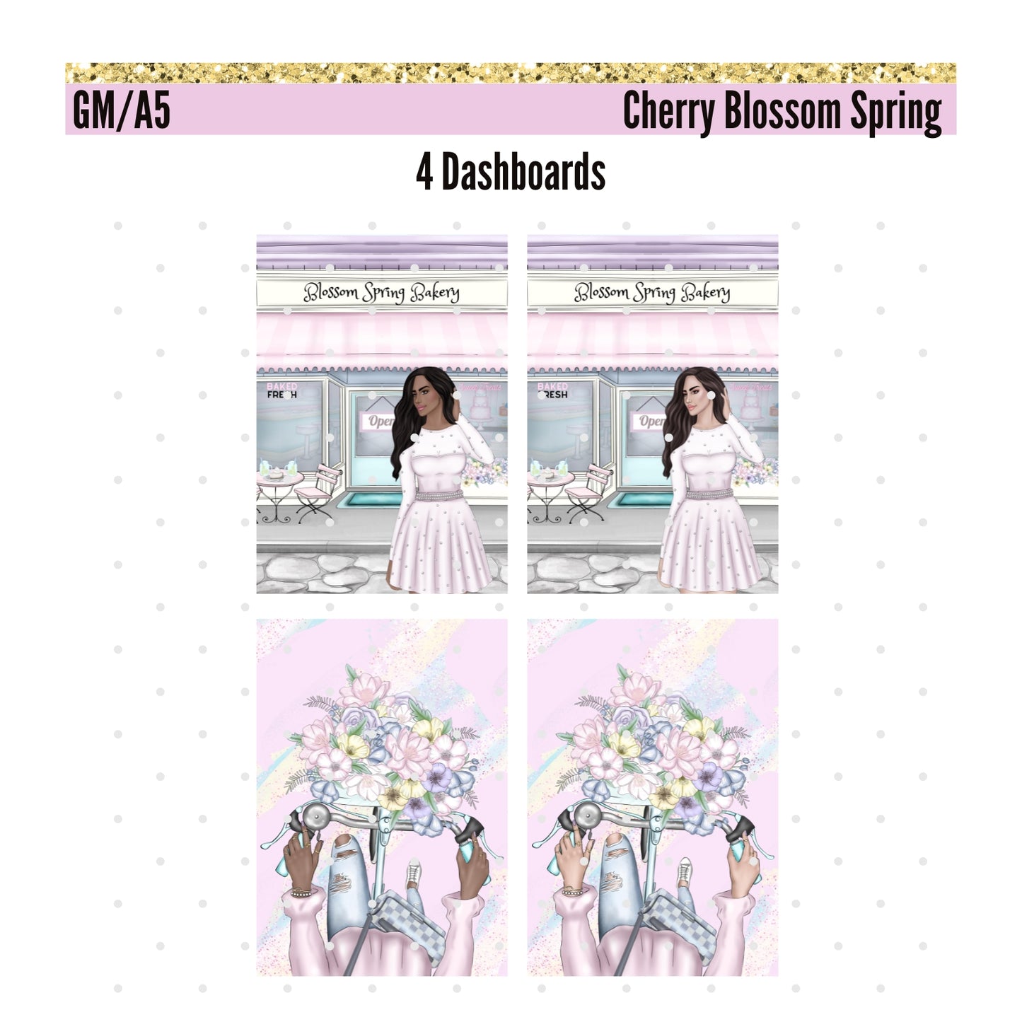 Monthly Deco. Cherry Blossom Spring