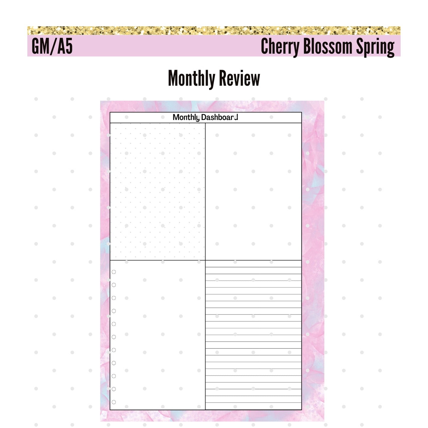 Monthly Deco. Cherry Blossom Spring